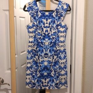Blue/White floral dress